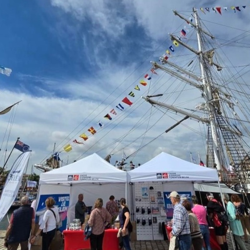 Il n'y a pas que la flamme Olympique qui voyage nos X.Light son à bord du Belem.