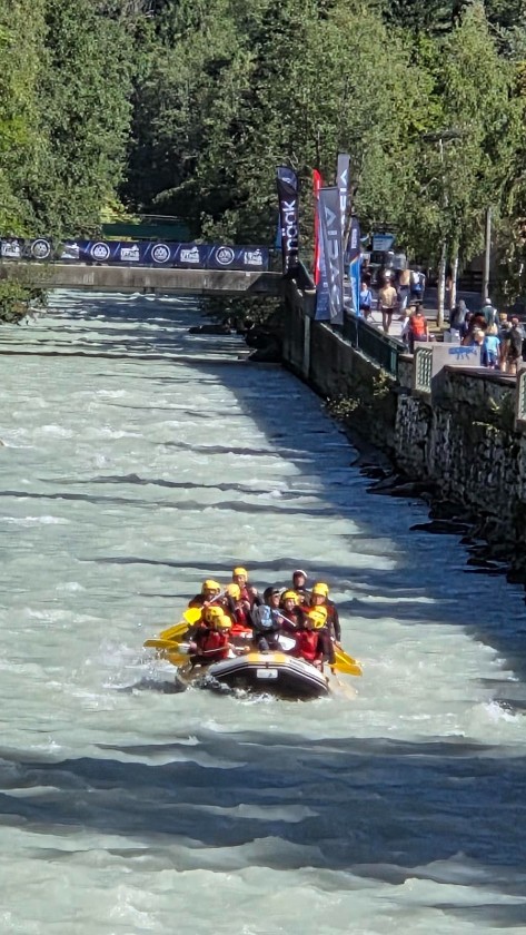 Cette année encore, nos présentoirs X.Light étaient visibles sur l'UTMB à Chamonix
