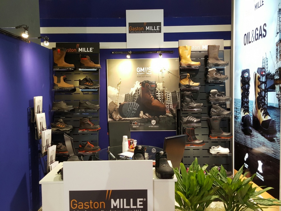 Présentoirs chaussures sécurité Gaston Mille 2