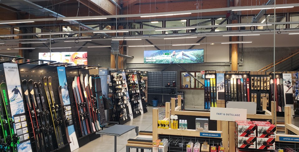 Implantation skis Decathlon