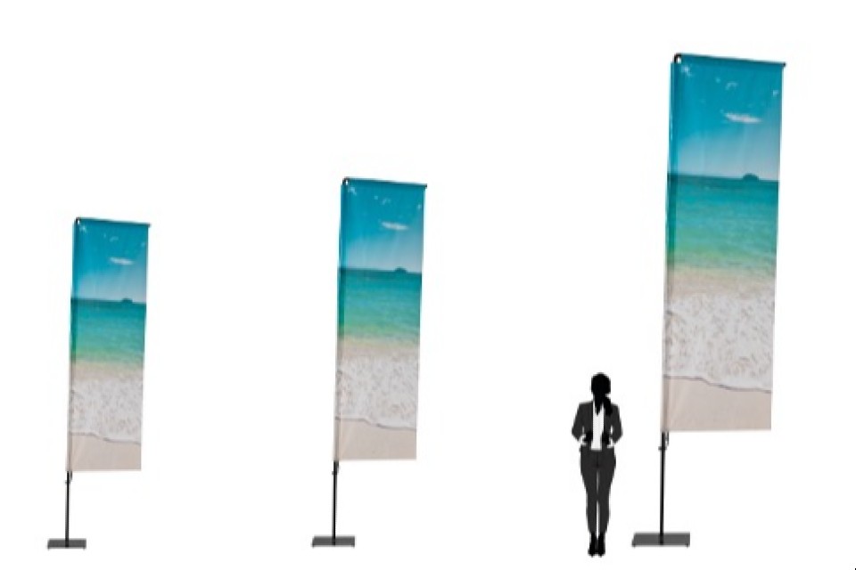 Beach Flag Square 200cm